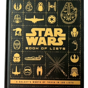 Star Wars‎ Book of Lists  Trivia Book Game Night Science Fiction Lucas Film NEW